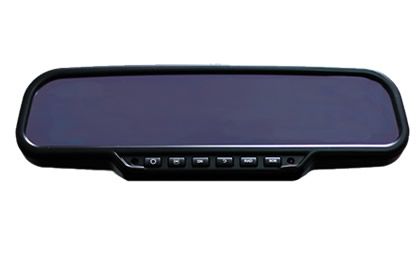 rear-mirror gps tracker+car DVR +watch dog